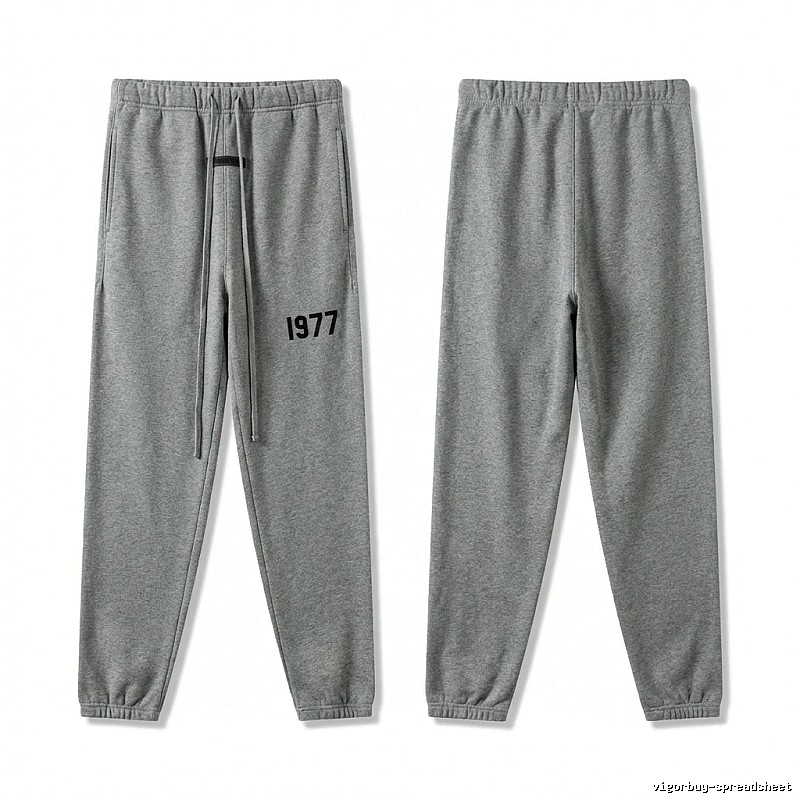 ESSENTIALS 1977 Casual Grey Sweatpants
