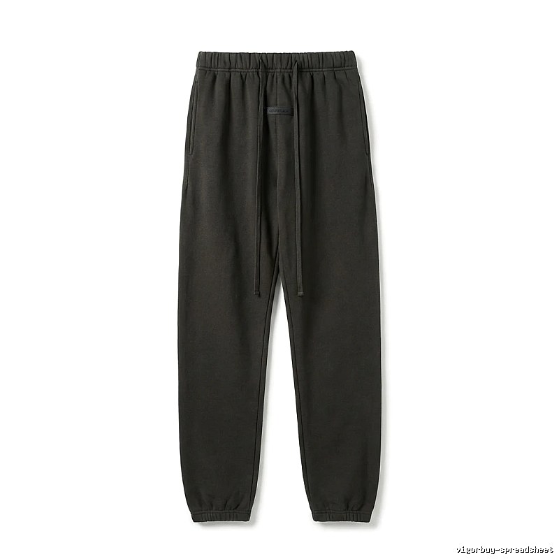 ESSENTIALS Basic Casual Black Pants