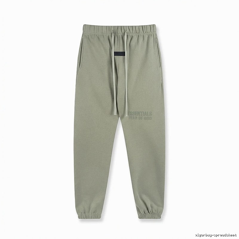 ESSENTIALS Basic Casual Khaki Pants
