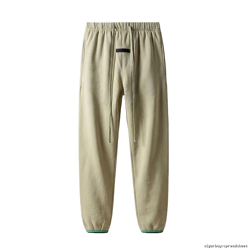 ESSENTIALS Basic Casual Khaki Pants