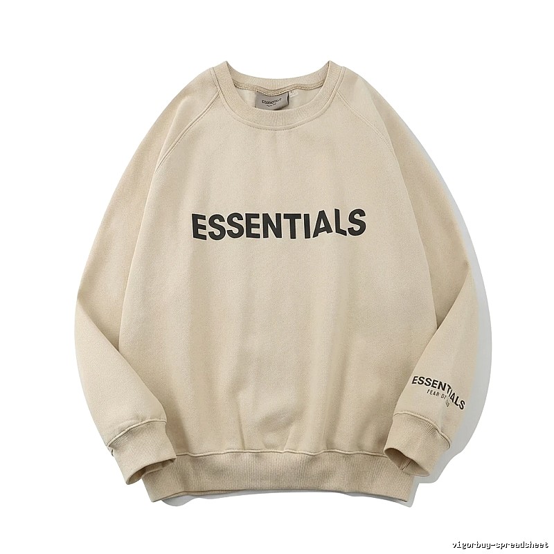 ESSENTIALS Basic Off-white Sweatshirt