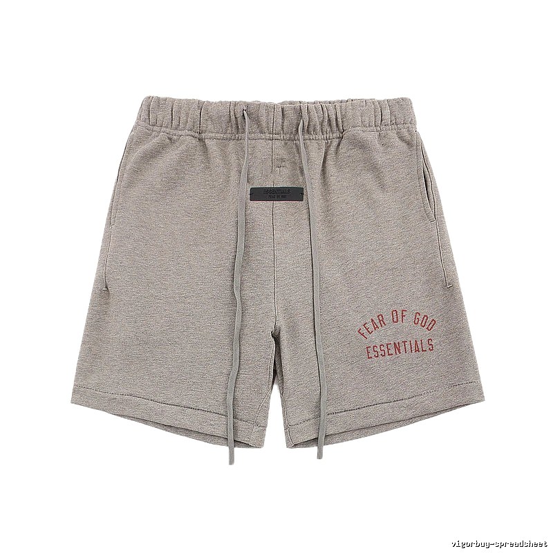 ESSENTIALS casual style grey shorts