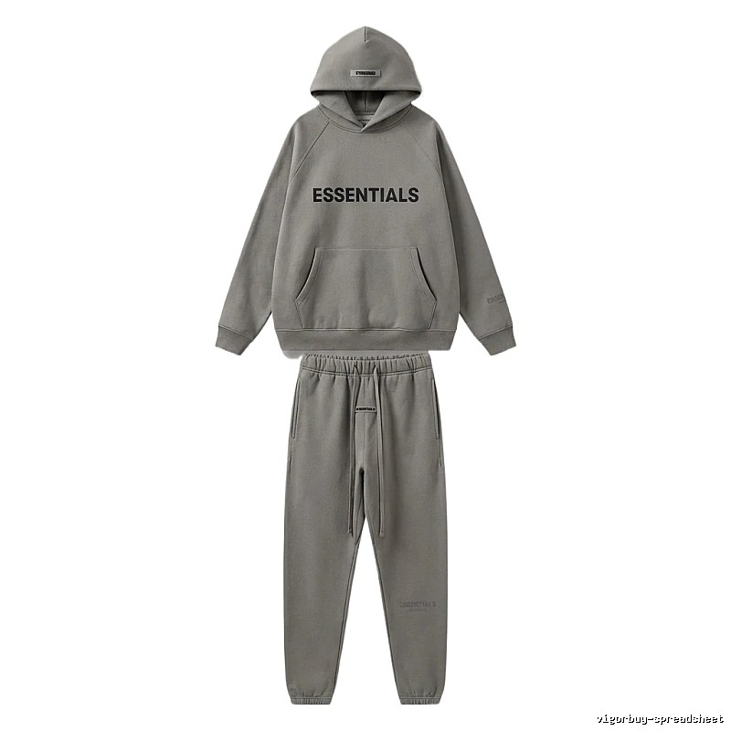 ESSENTIALS grey casual suit