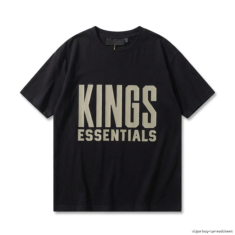 ESSENTIALS KINGS Style Black T - Shirt