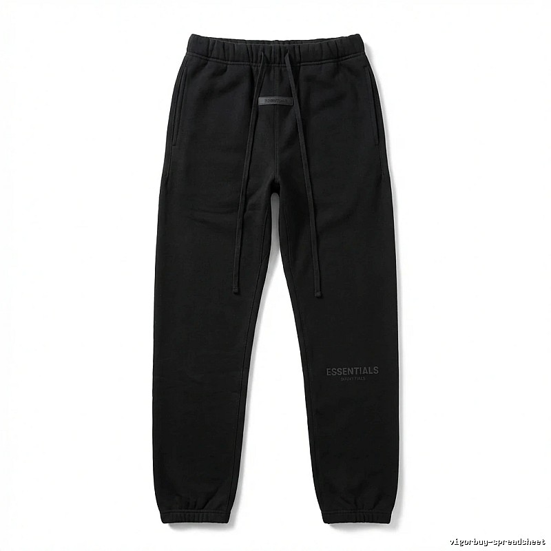 ESSENTIALS minimalist black sweatpants