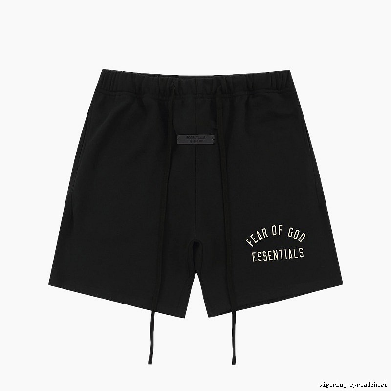 ESSENTIALS minimalist style black shorts