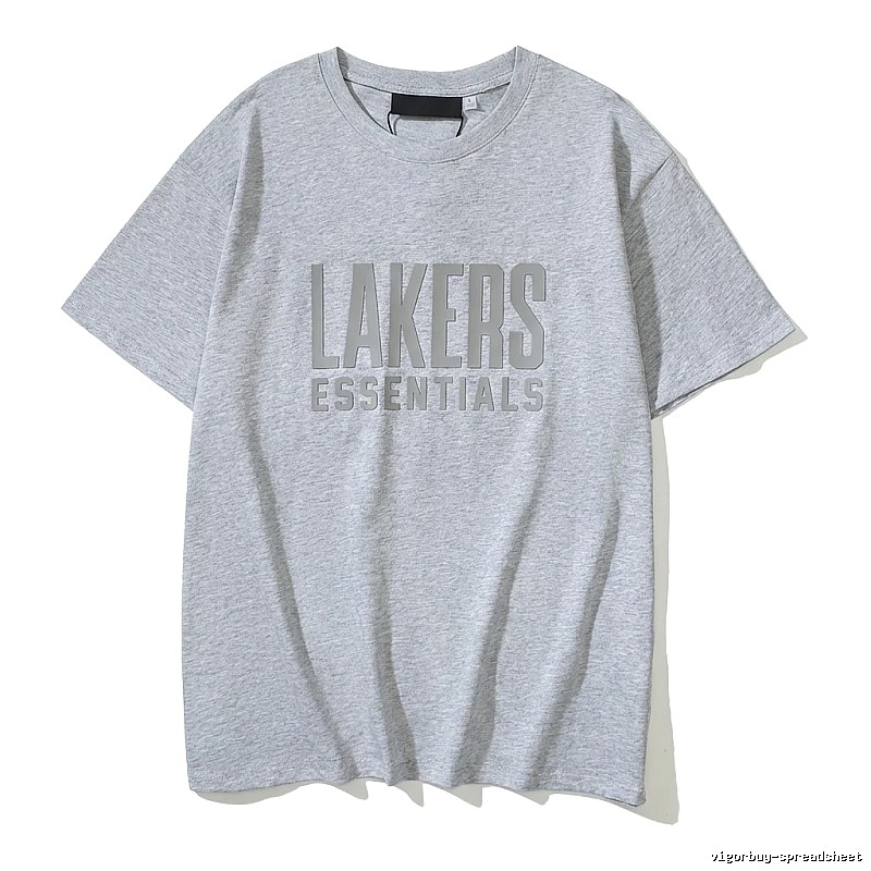 ESSENTIALS minimalist style grey T-shirt