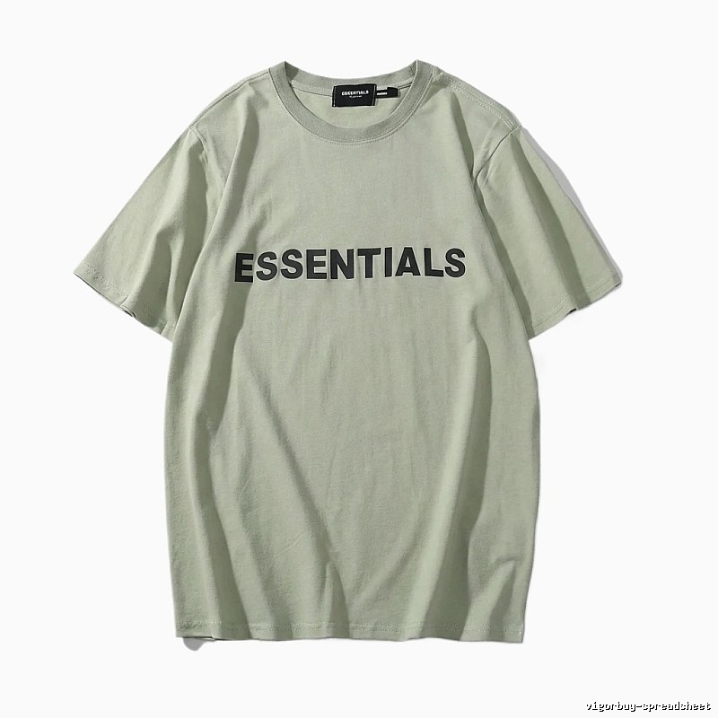 ESSENTIALS minimalist style light green T-shirt