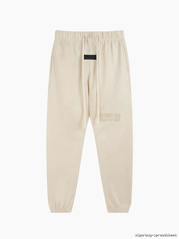 ESSENTIALS minimalist style off-white sweatpants