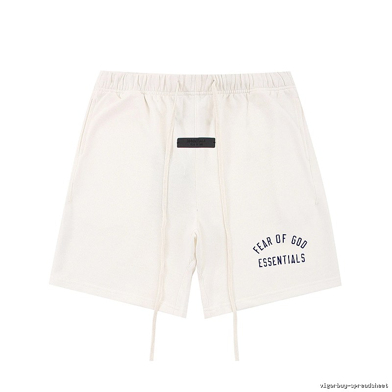 ESSENTIALS minimalist style white shorts