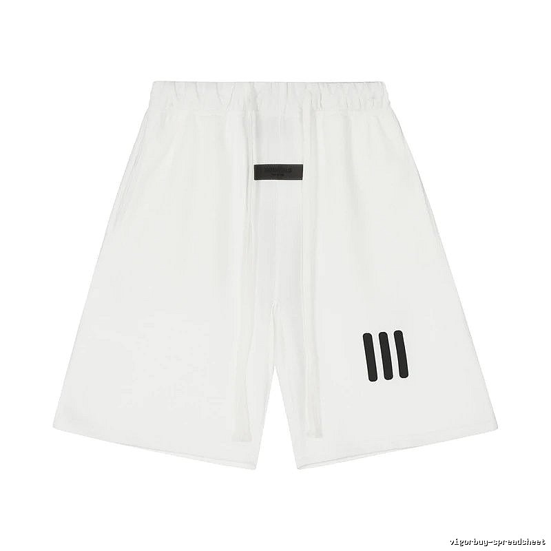 ESSENTIALS minimalist style white shorts