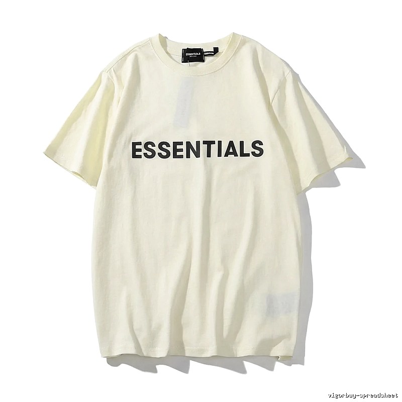 ESSENTIALS Simple White T-shirt