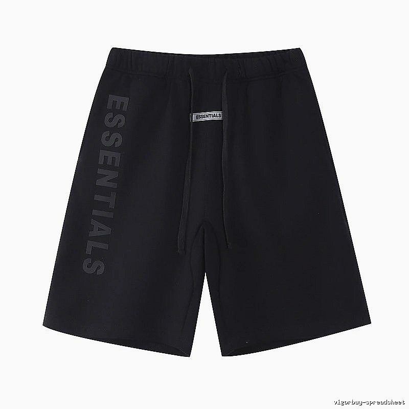 Essentials trendy and cool style black shorts