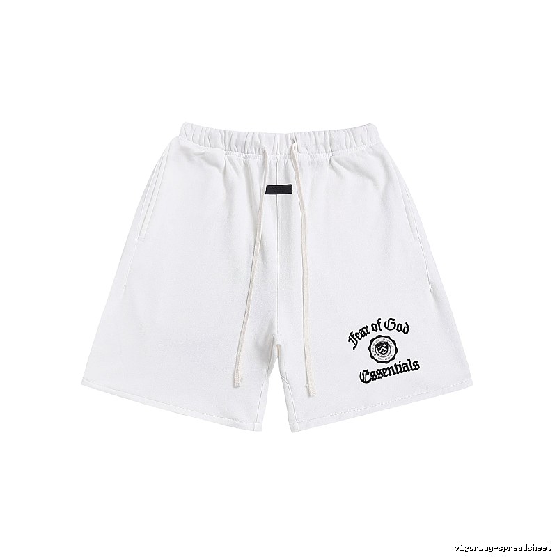 ESSENTIALS Trendy Brand Simple White Shorts