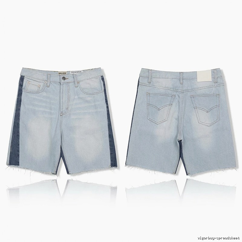 Gallery Dept denim-style light blue shorts