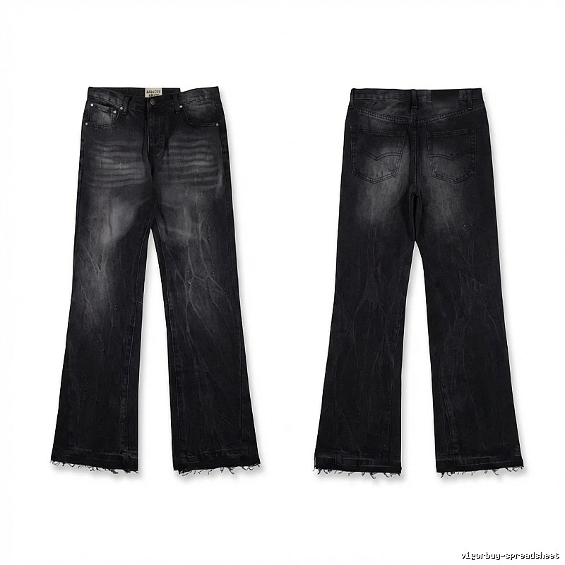 Gallery Dept. Distressed Black Jeans