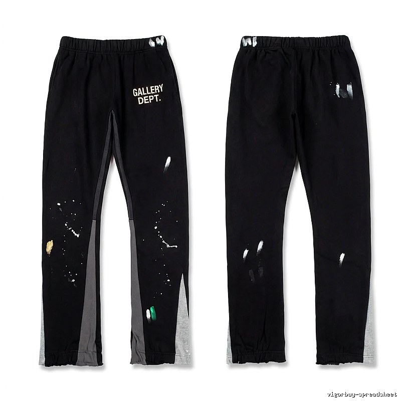 Gallery Dept Graffiti Style Black Long Pants