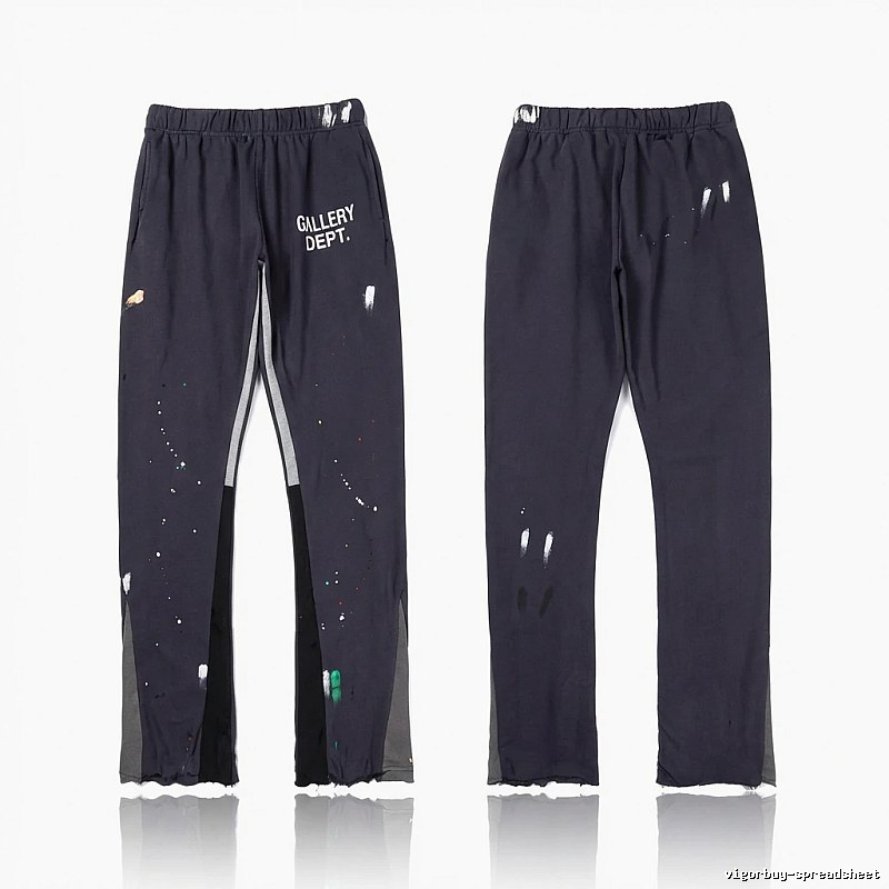 Gallery Dept Graffiti Style Black Trousers