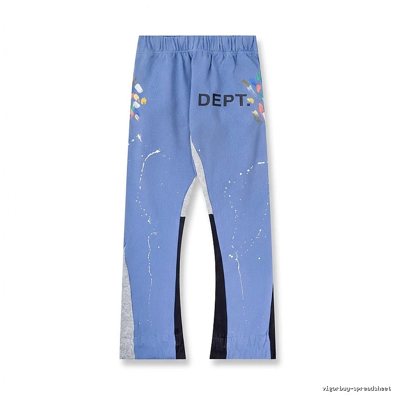 Gallery Dept Graffiti Style Blue Trousers