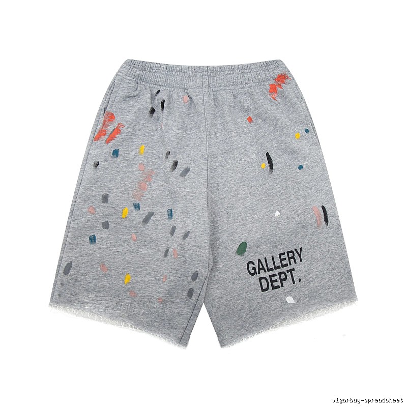 Gallery Dept Graffiti Style Grey Shorts