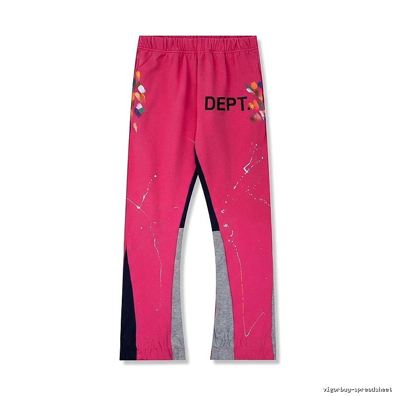 Gallery Dept Graffiti Style Pink Trousers