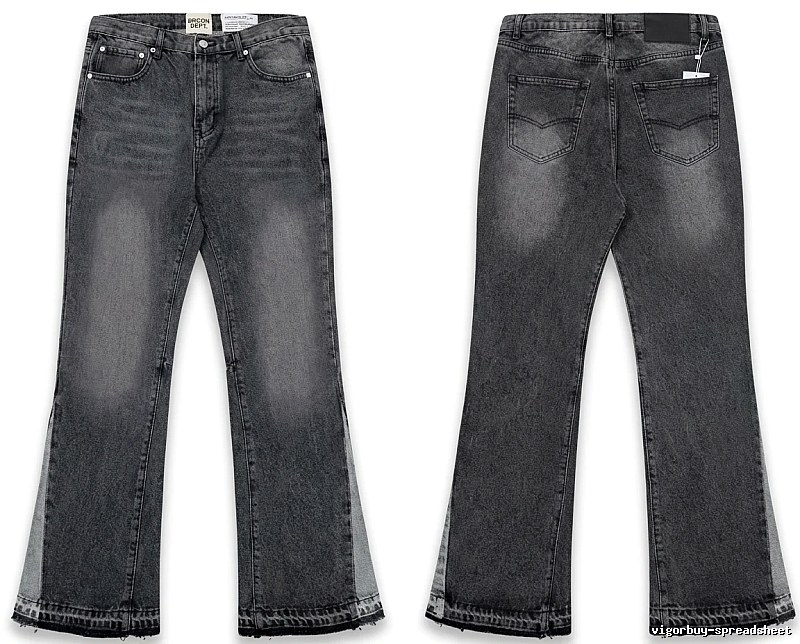 Gallery Dept. Ripped Retro Style Grey Pants