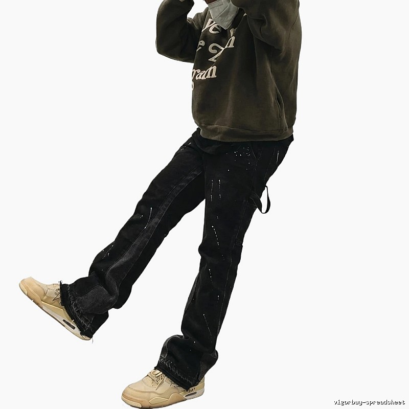 Gallery Dept Splatter Paint Style Black Jeans