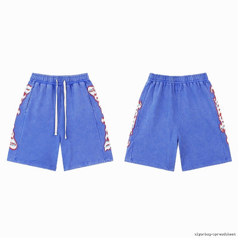 Godspeed Printed Street Style Blue Shorts