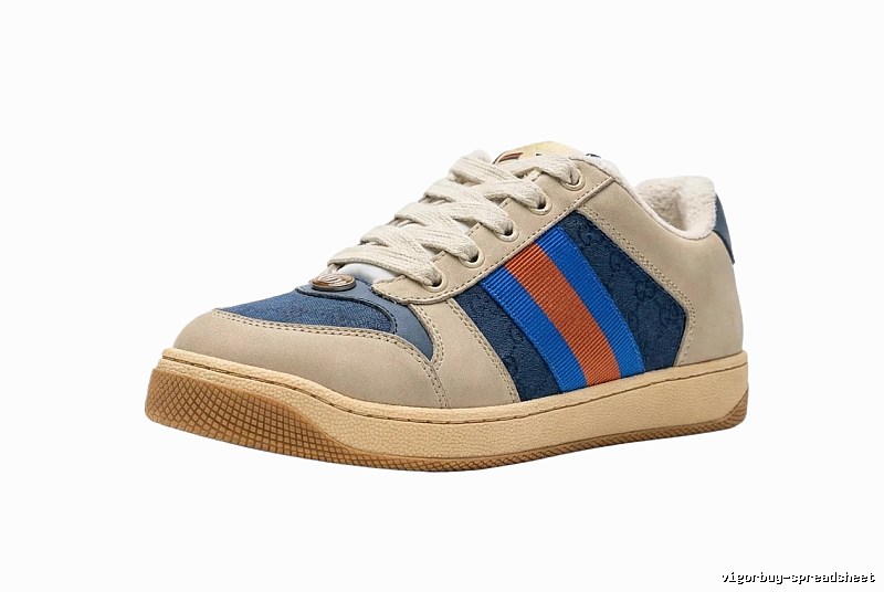 Gucci casual retro three-color sneakers