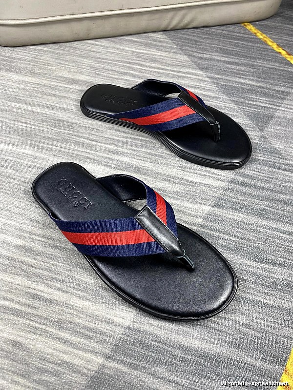 Gucci Classic Web Casual Color-block Flip Flops