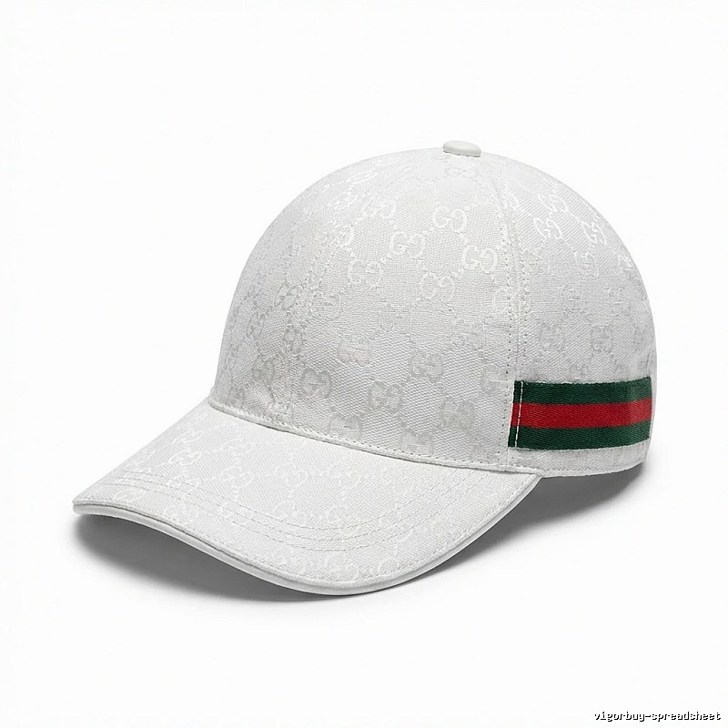 Gucci classic white baseball cap