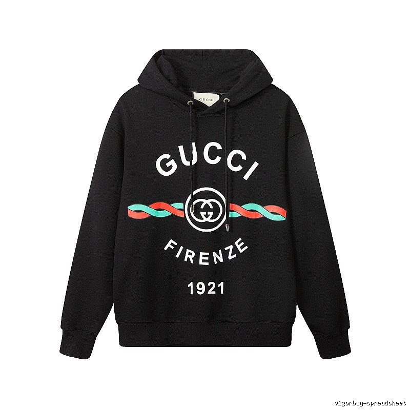 Gucci Hoodie with Black Hoodie with Gucci Firenze