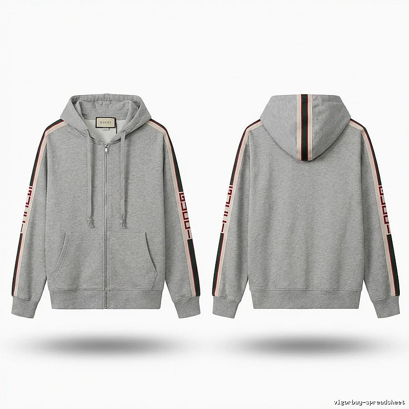 Gucci Stripe Grey Hoodie
