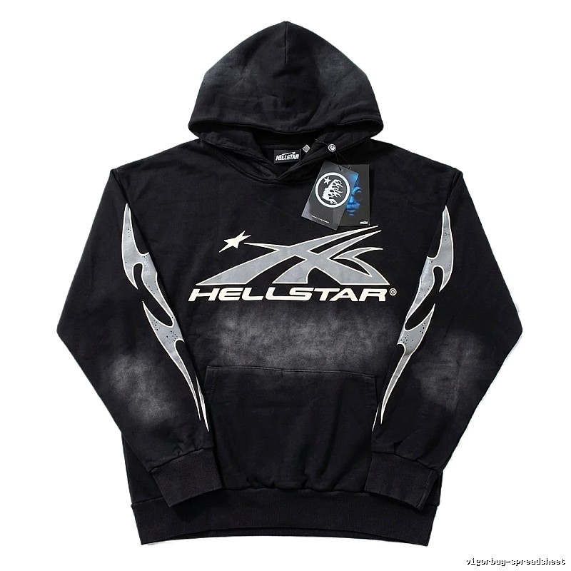 Hellstar Dark Style Black Hoodie