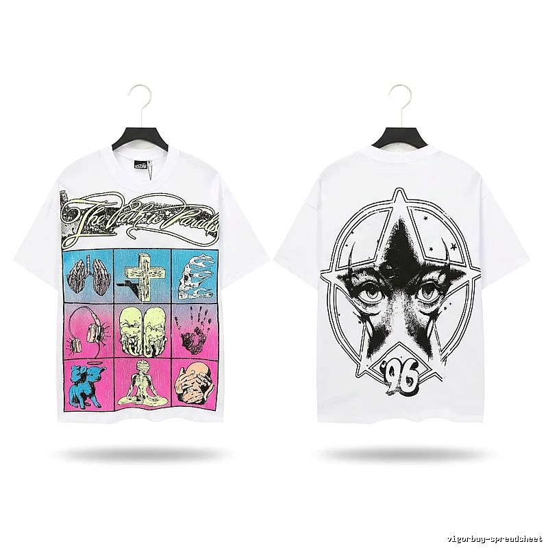 Hellstar Dark Trendy and Cool Style White T-shirt