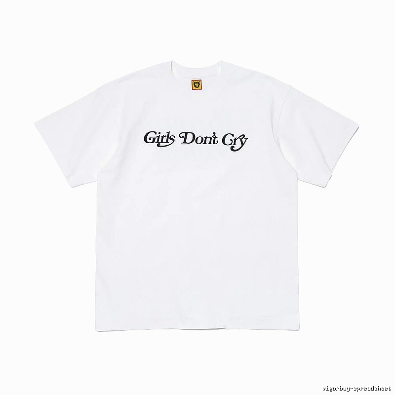HUMAN MADE Co-branded Japanese Streetwear White Printed T-Shirt