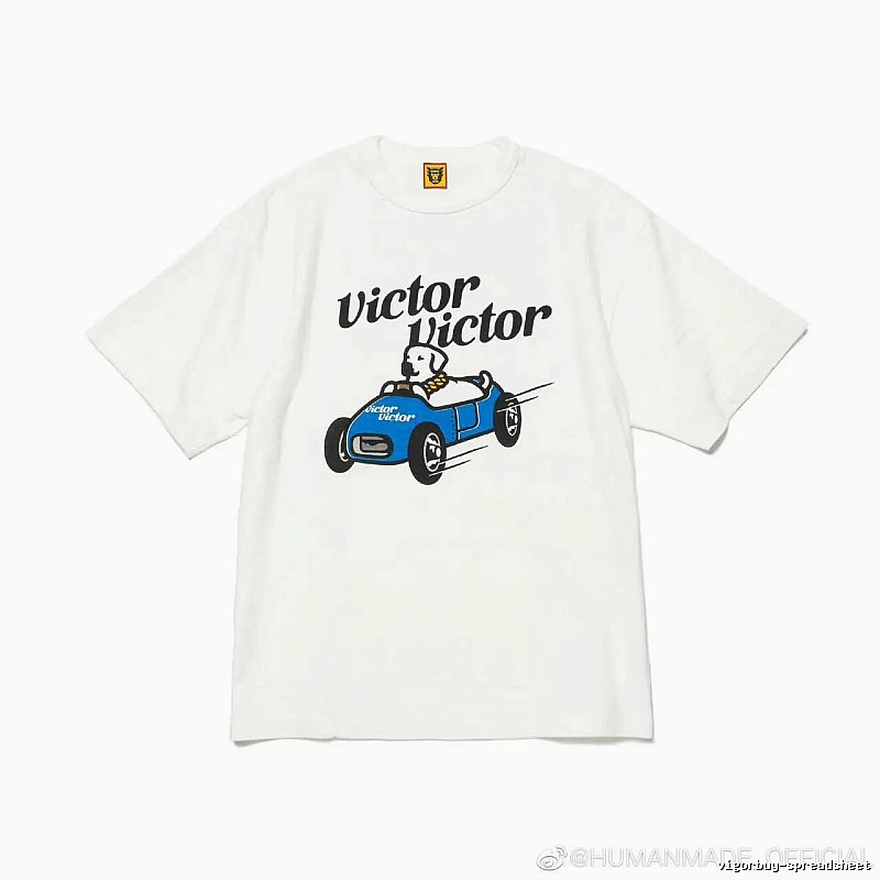 HUMAN MADE Racing Puppy Vintage White T-Shirt