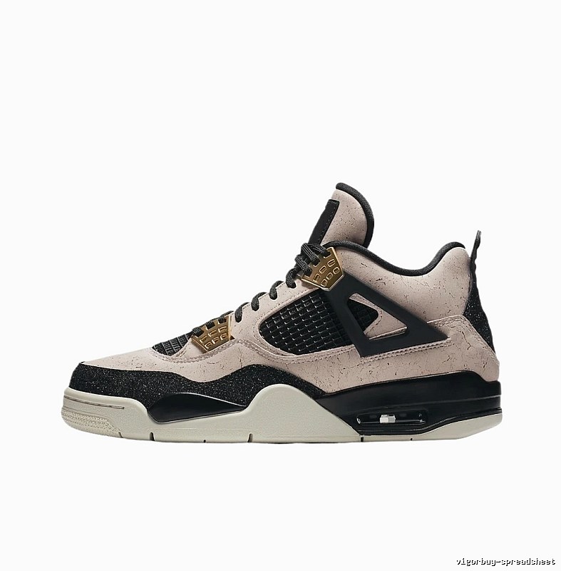 Jordan AJ4 Vintage Black and Grey Shoes