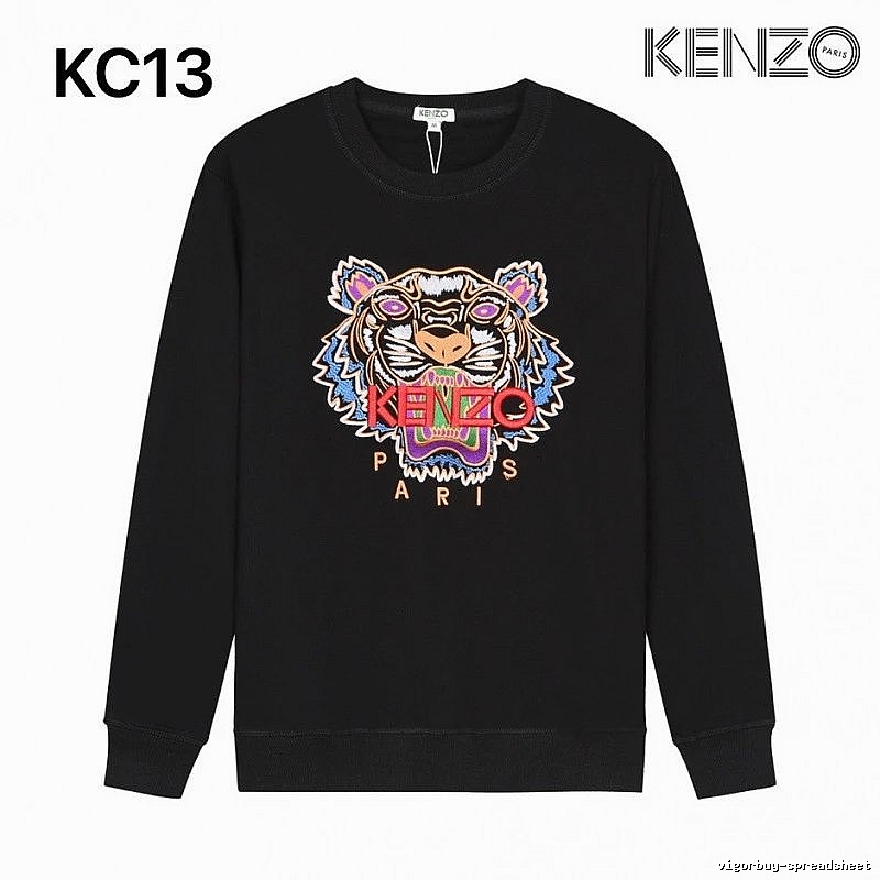 Kenzo Style Kc13 Tiger SweatShirt Sport Casual Graphic