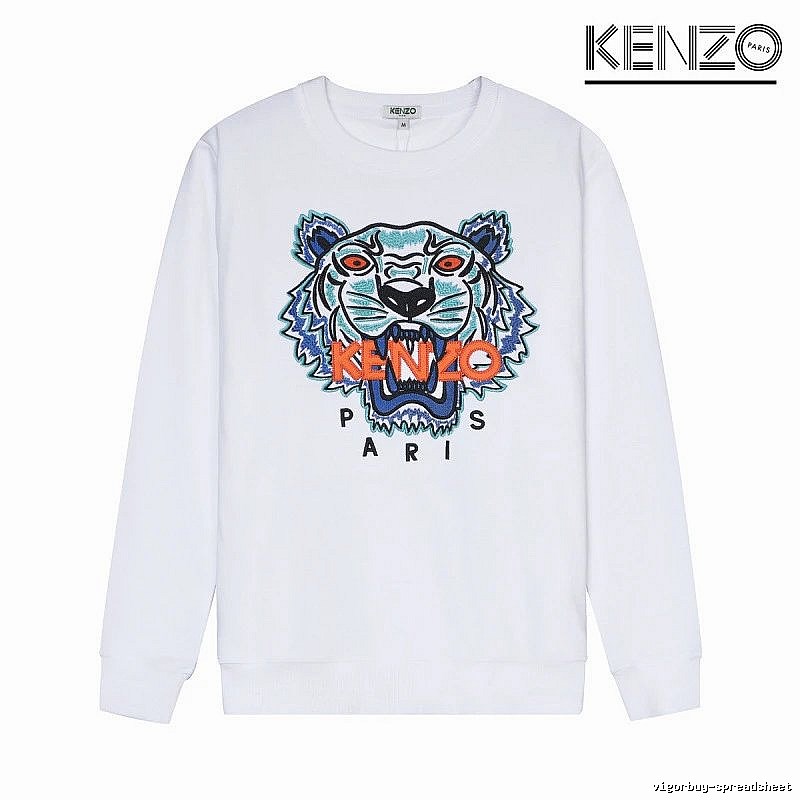 Kenzo Style Kc16 Tiger SweatShirt Coffee Run Graphic