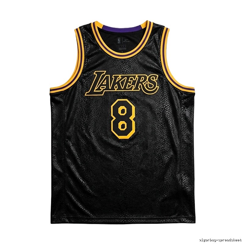Kobe Lakers No. 8 black vest