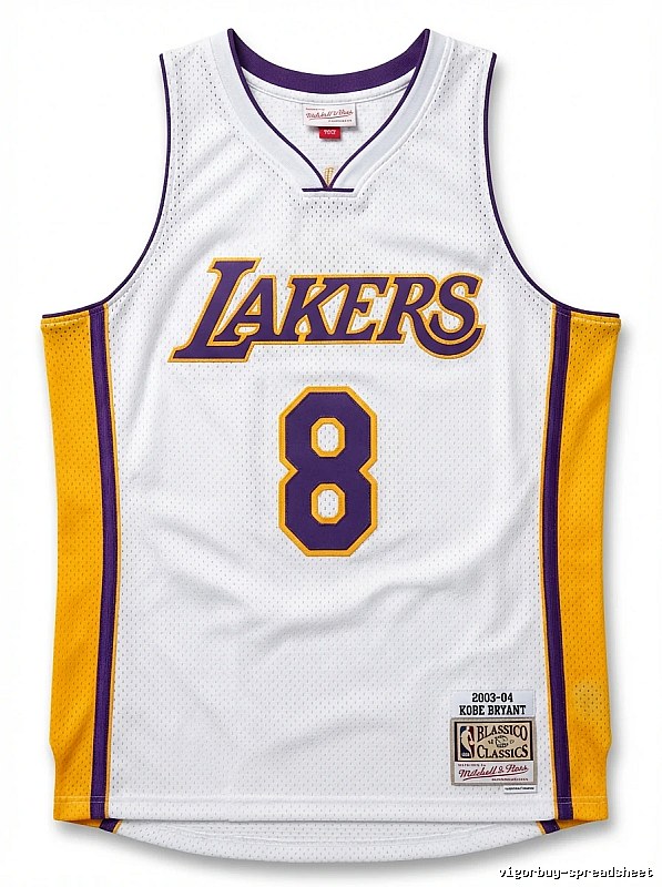 Kobe Lakers retro-style jerseys
