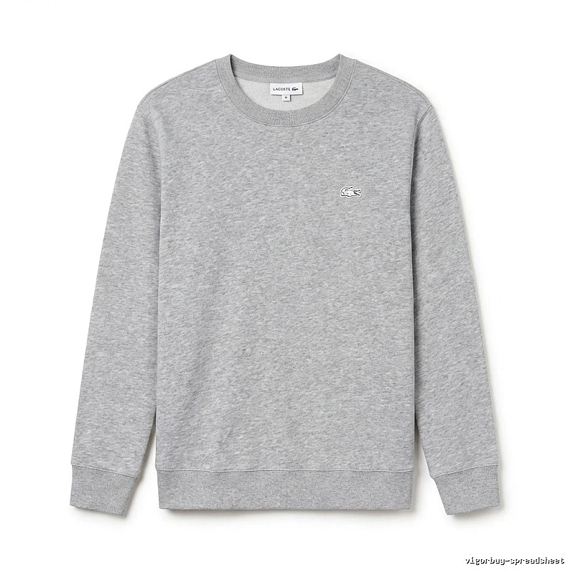 Lacoste basic simple grey sweatshirt
