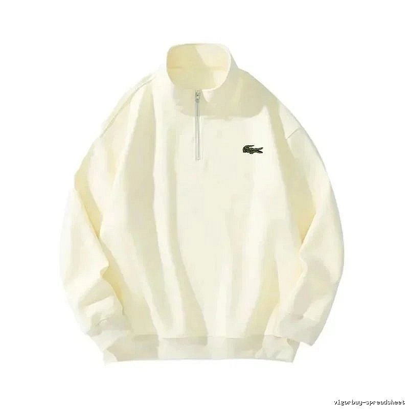 Lacoste Travel Quarter-zip sweatshirt Black Quarter Zip with Modern Look