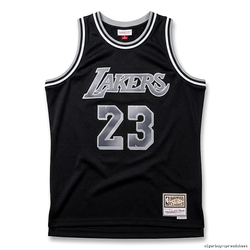 Lakers No. 23 LBJ retro-style jersey