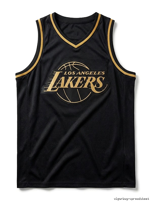 LBJ Lakers retro black jersey
