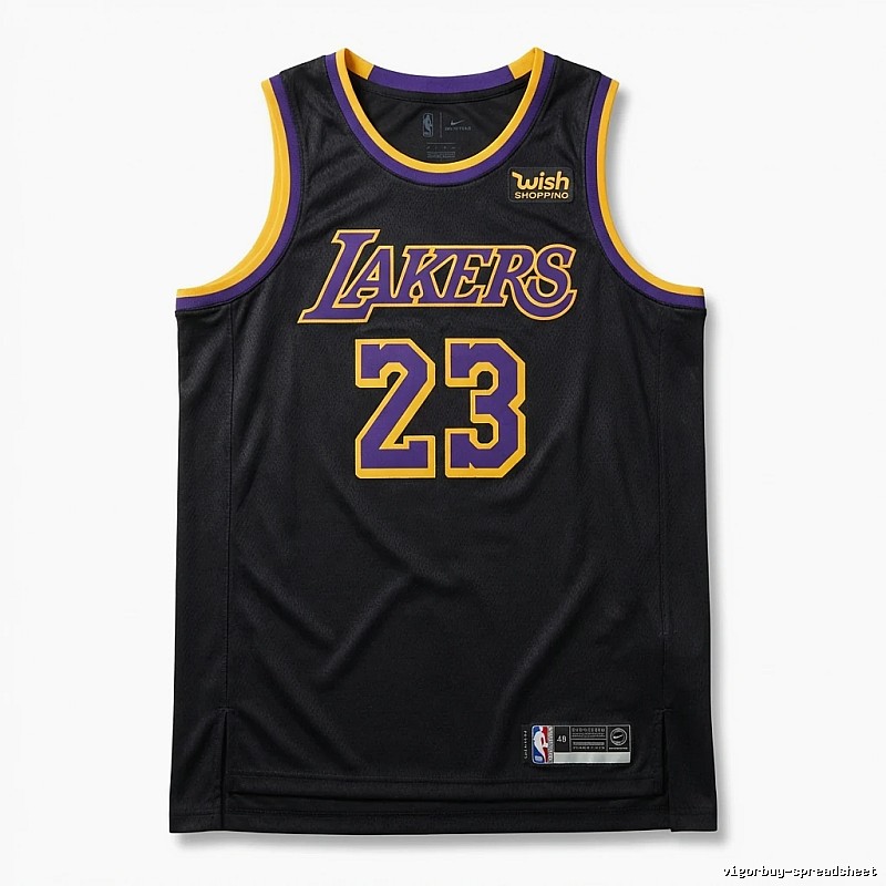 LBJ Lakers retro-style jersey