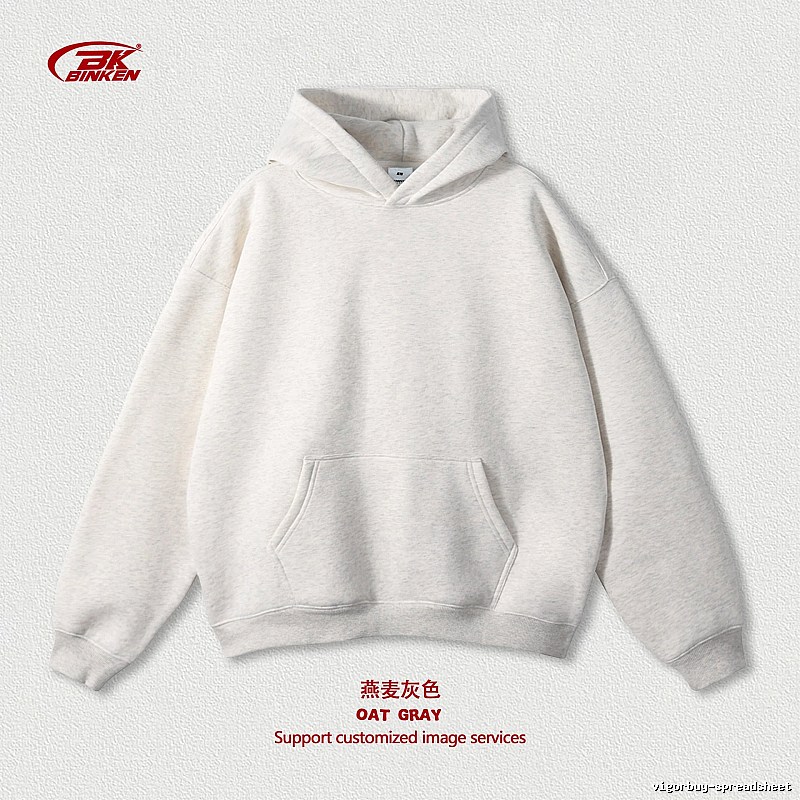Lightweight Pullover hoodie Navy Blank Kangaroo for Trend Styling