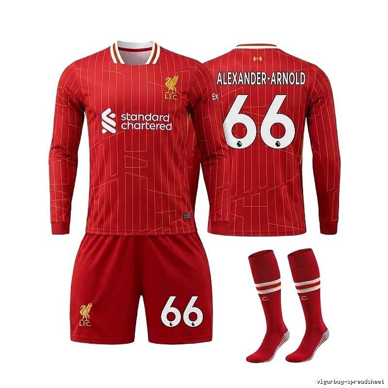 Liverpool retro-style red jersey