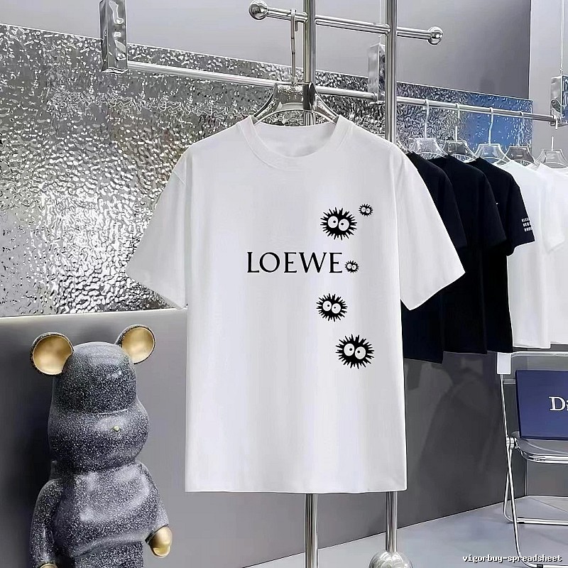LOEWE Elf Co-branded Trendy Style White T-Shirt